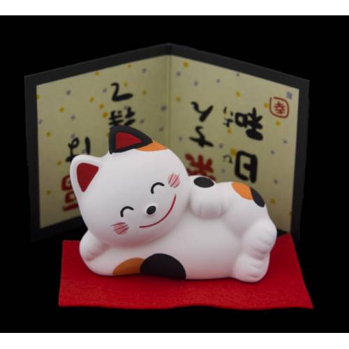 Figurine Maneki Neko Allongé