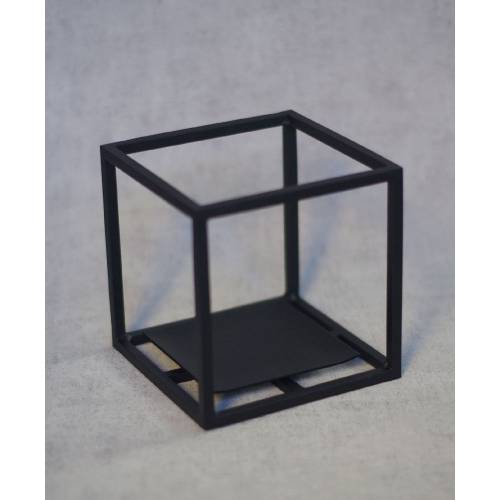 Cube arête noir